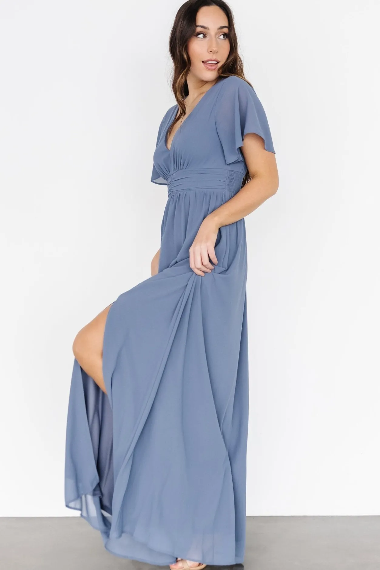 Discount Baltic Born Ramona Maxi Dress | Whisper Blue WhisperBlue