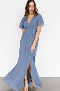 Discount Baltic Born Ramona Maxi Dress | Whisper Blue WhisperBlue