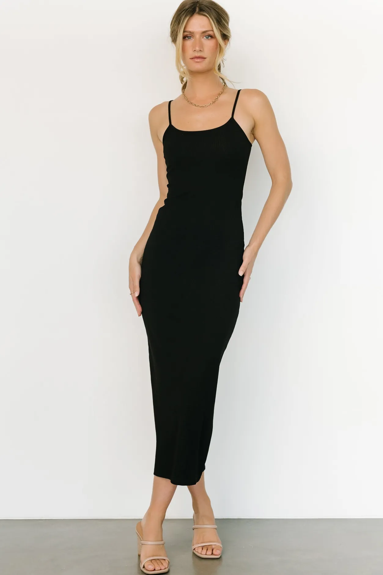 New Baltic Born Ramsey Bodycon Tank Dress | Black