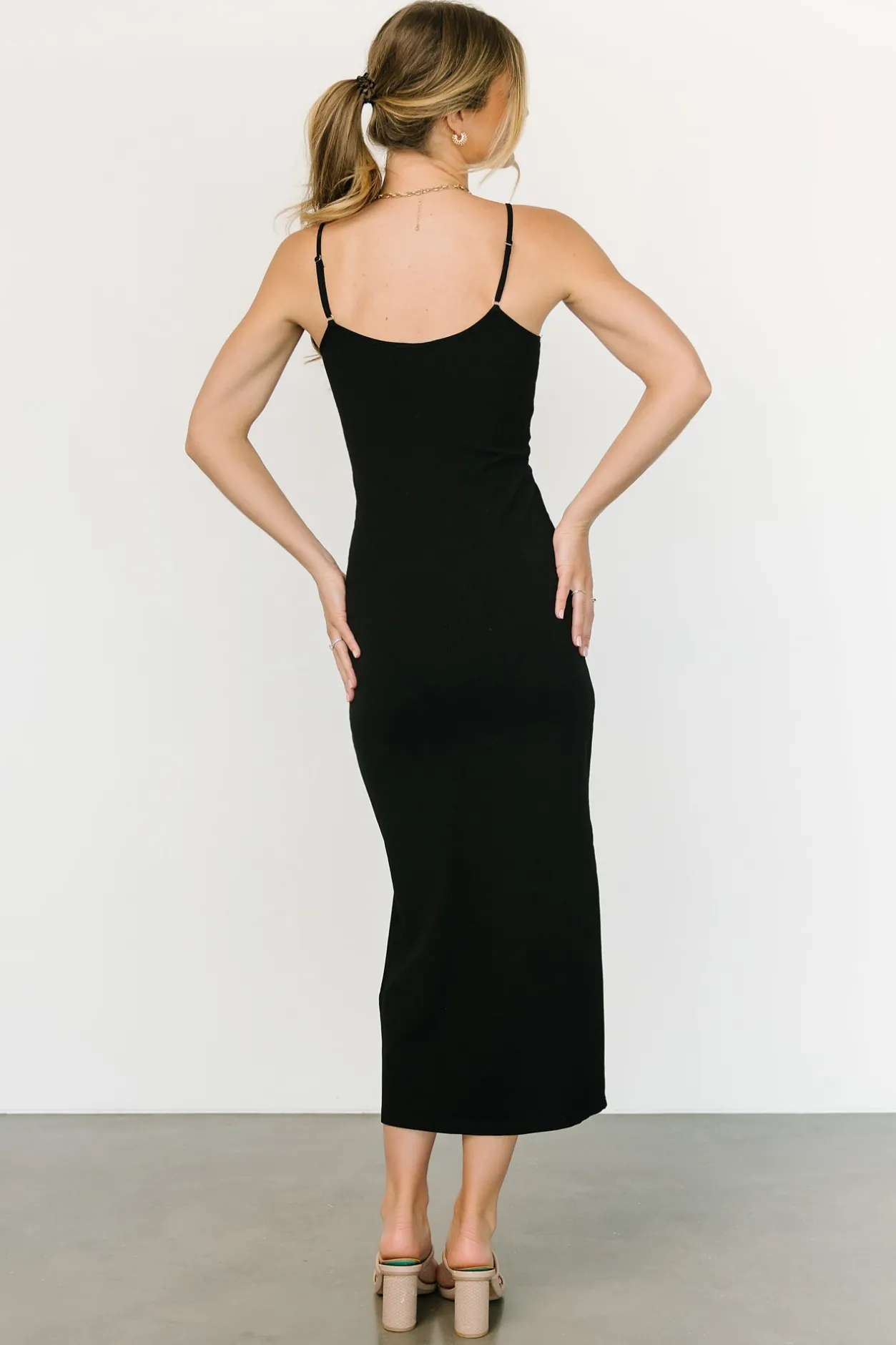 New Baltic Born Ramsey Bodycon Tank Dress | Black