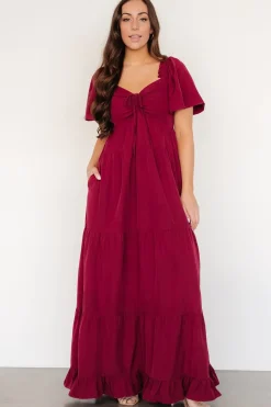 New Baltic Born Raya Maxi Dress | Berry