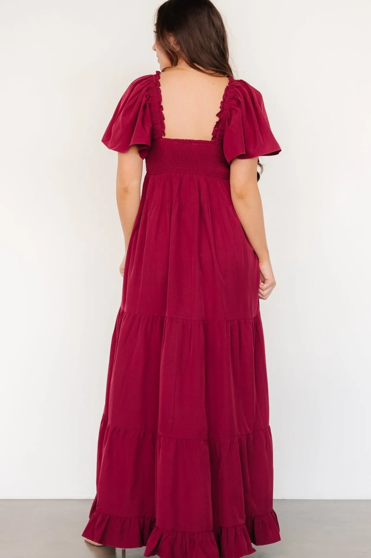 New Baltic Born Raya Maxi Dress | Berry