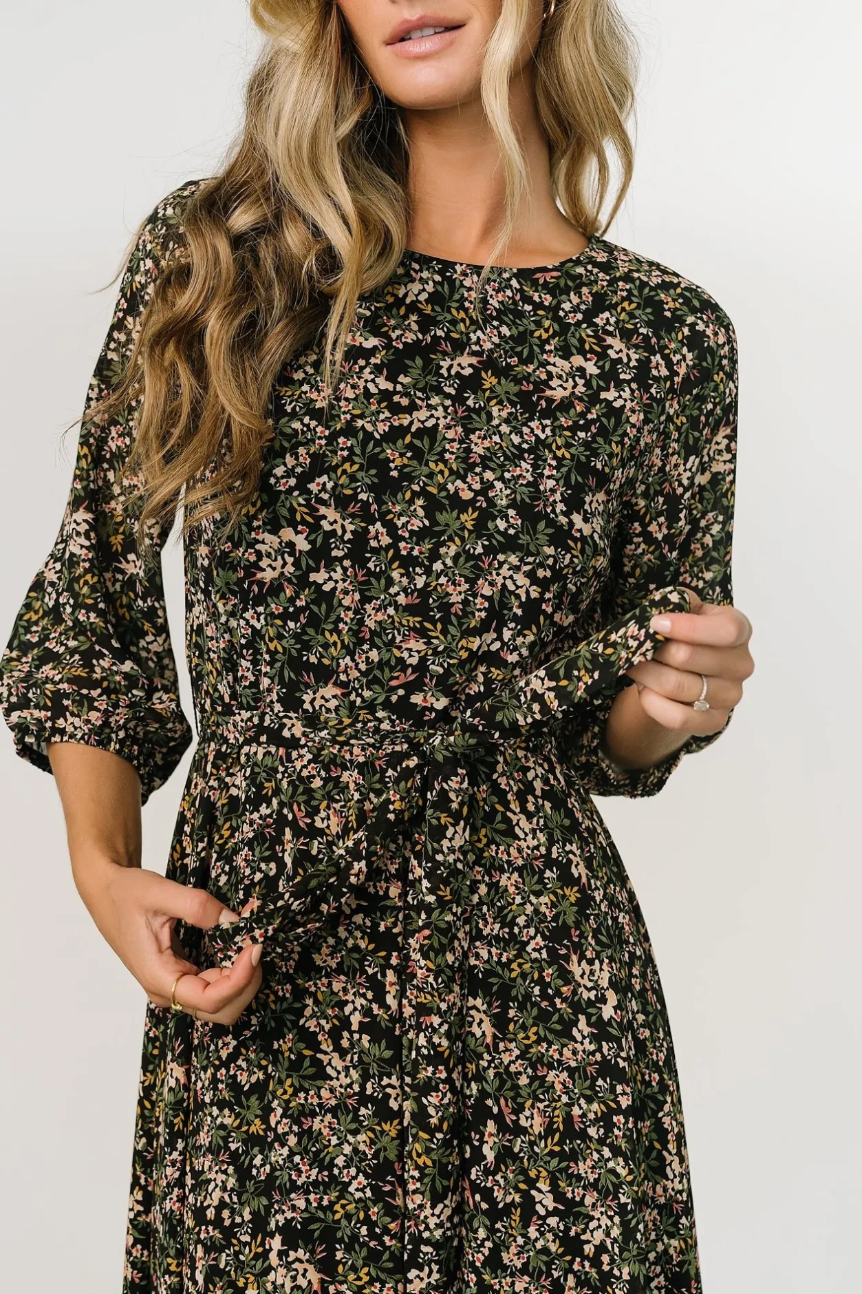 Best Baltic Born Rebecca Maxi Dress | Black Floral BlackFloral