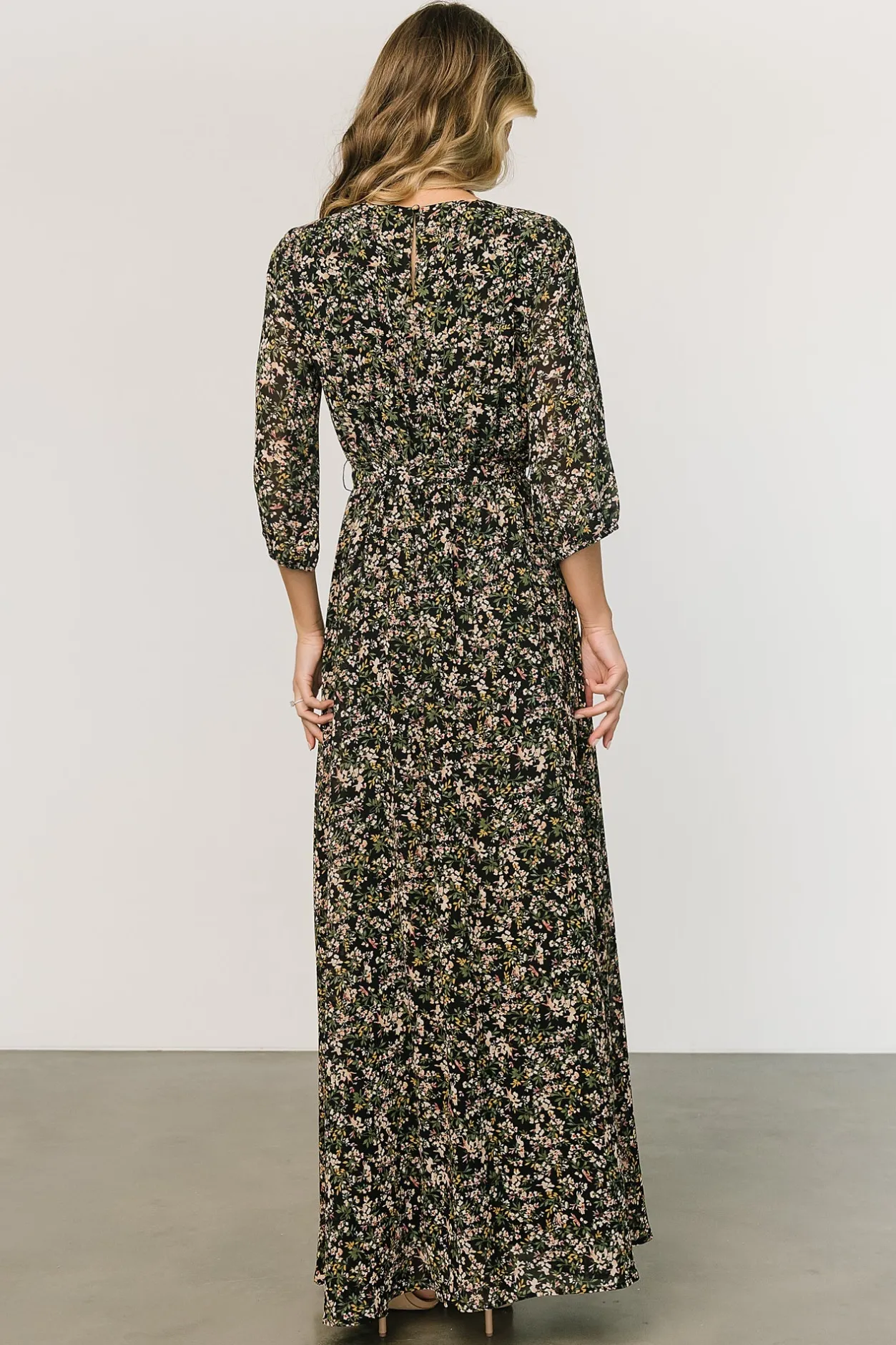 Best Baltic Born Rebecca Maxi Dress | Black Floral BlackFloral
