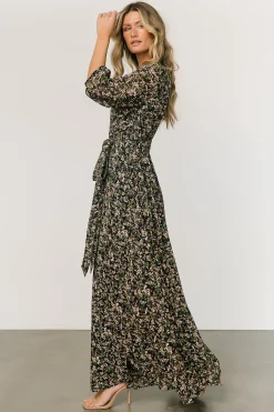 Best Baltic Born Rebecca Maxi Dress | Black Floral BlackFloral