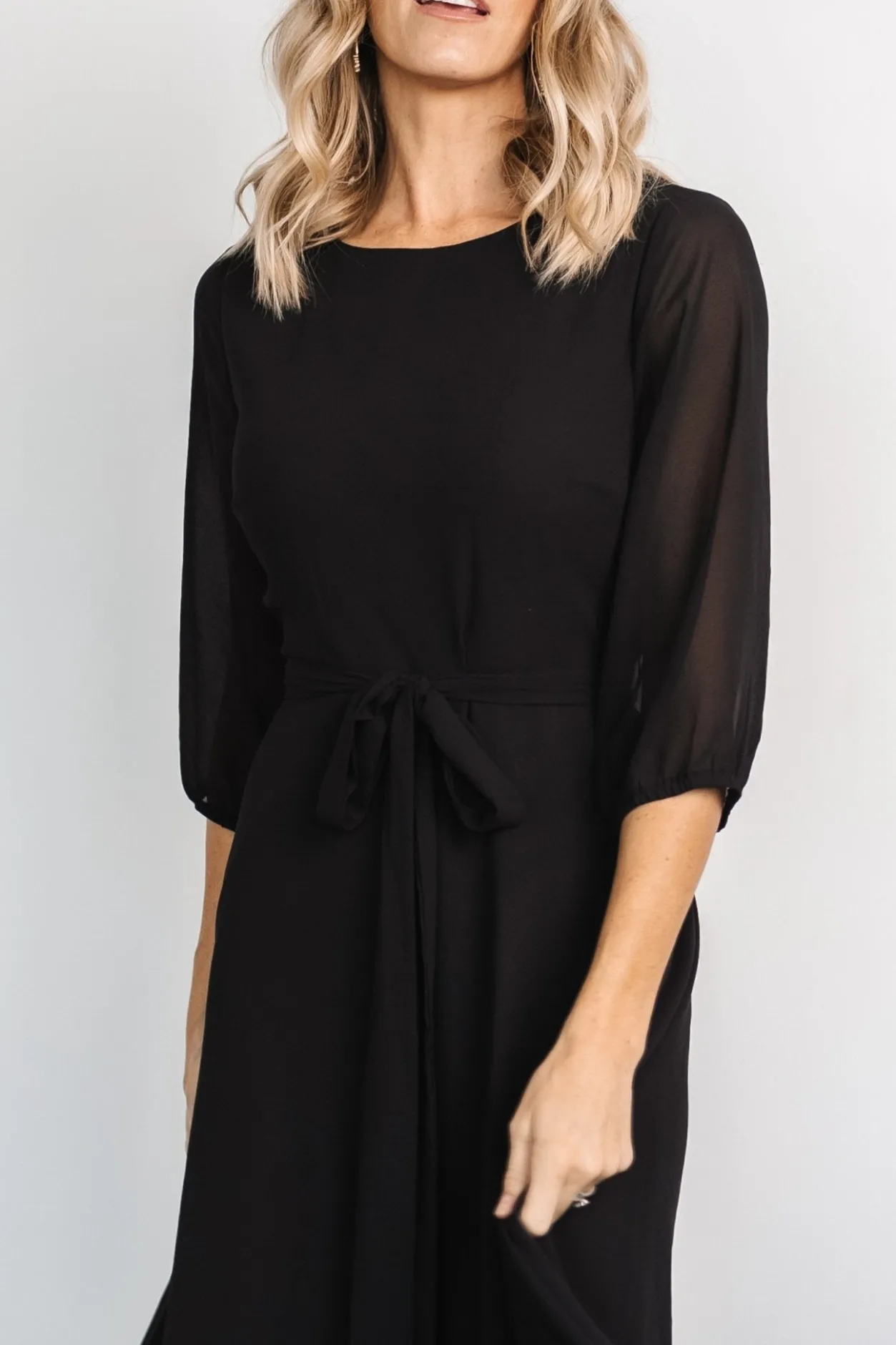 New Baltic Born Rebecca Maxi Dress | Black