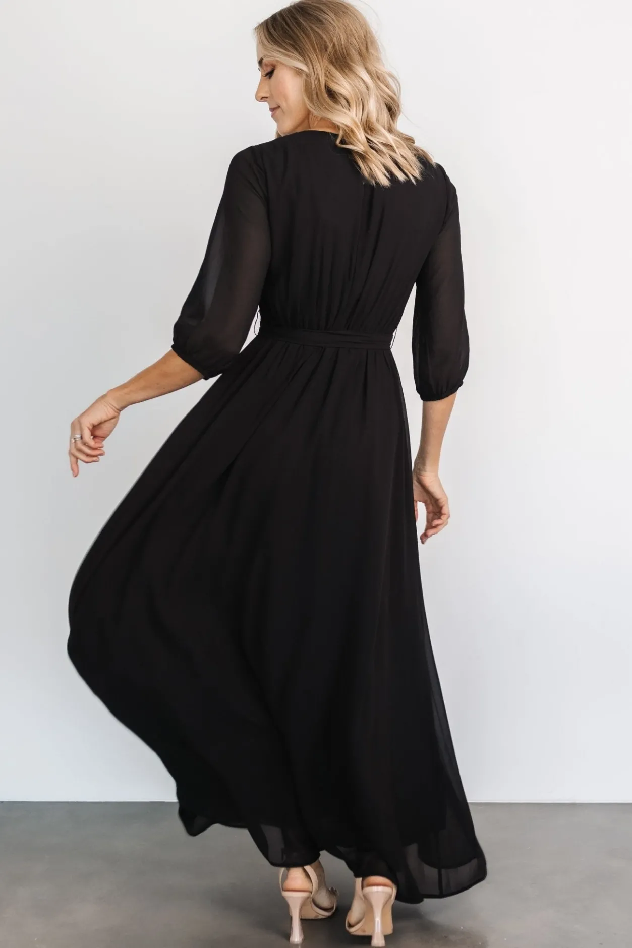 New Baltic Born Rebecca Maxi Dress | Black