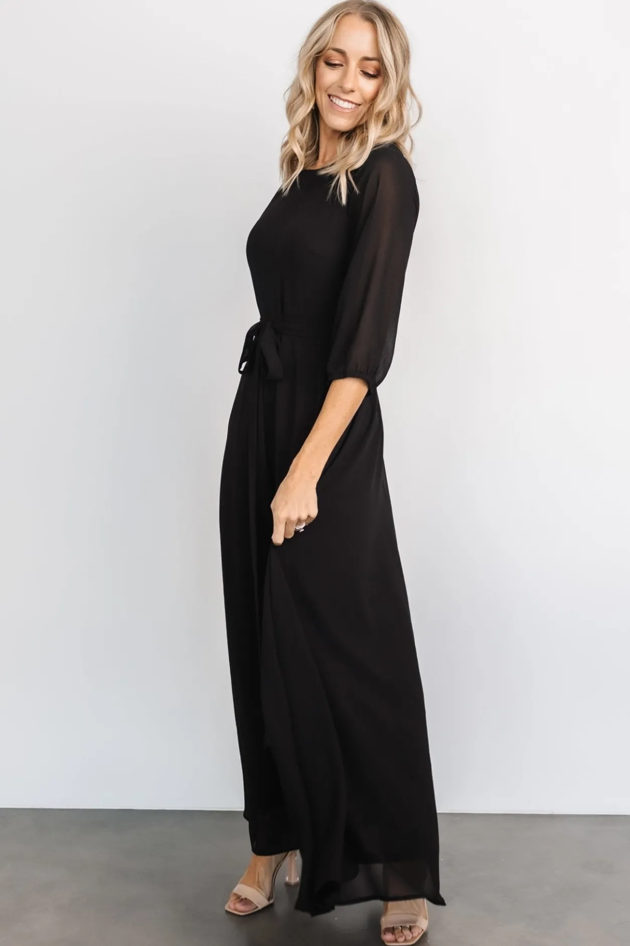 New Baltic Born Rebecca Maxi Dress | Black