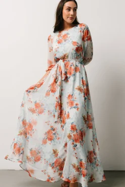 Best Baltic Born Rebecca Maxi Dress | Blue + Coral Blossom Blue+CoralBlossom