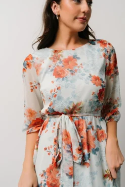 Best Baltic Born Rebecca Maxi Dress | Blue + Coral Blossom Blue+CoralBlossom