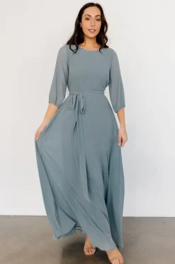 Online Baltic Born Rebecca Maxi Dress | Dusty Blue DustyBlue