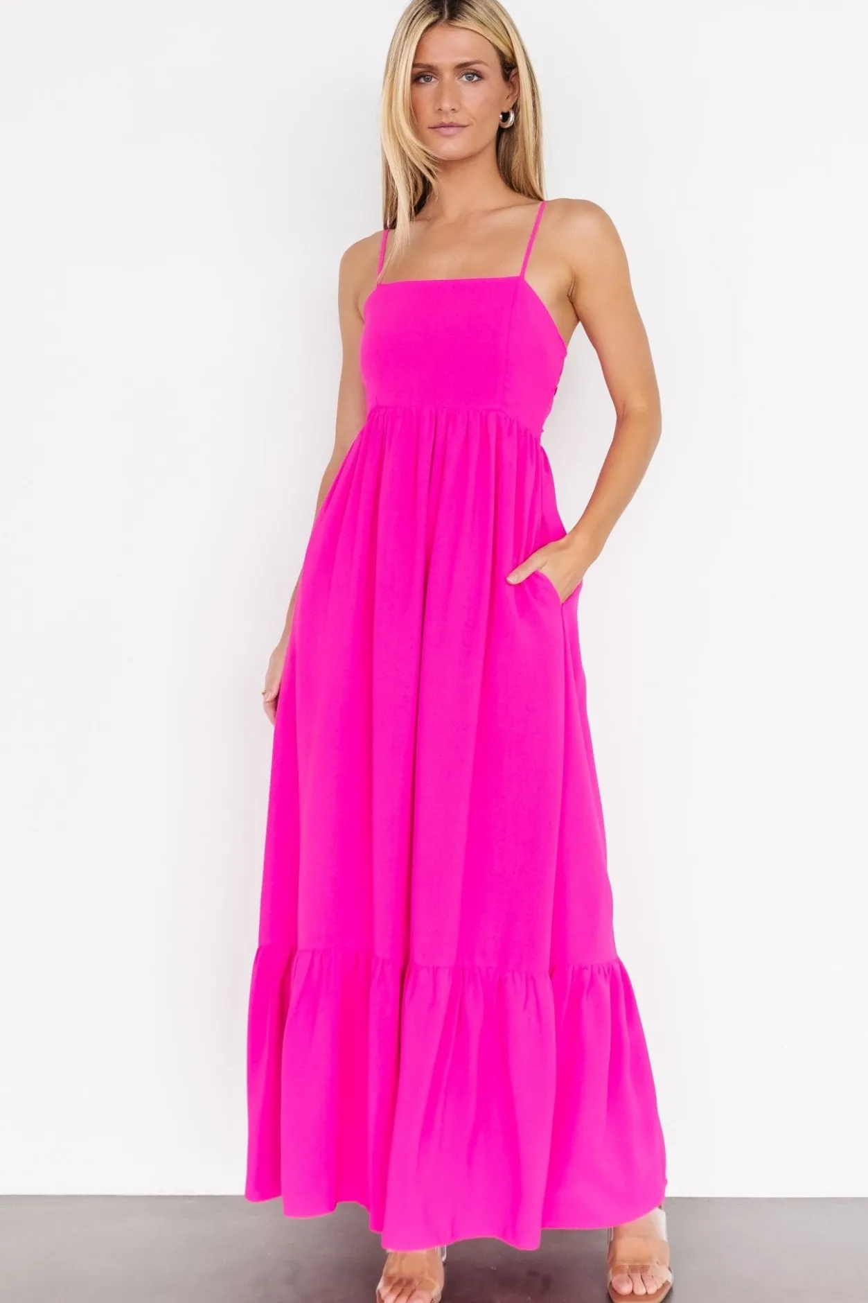 Fashion Baltic Born Regan Tank Maxi Dress | Fuchsia