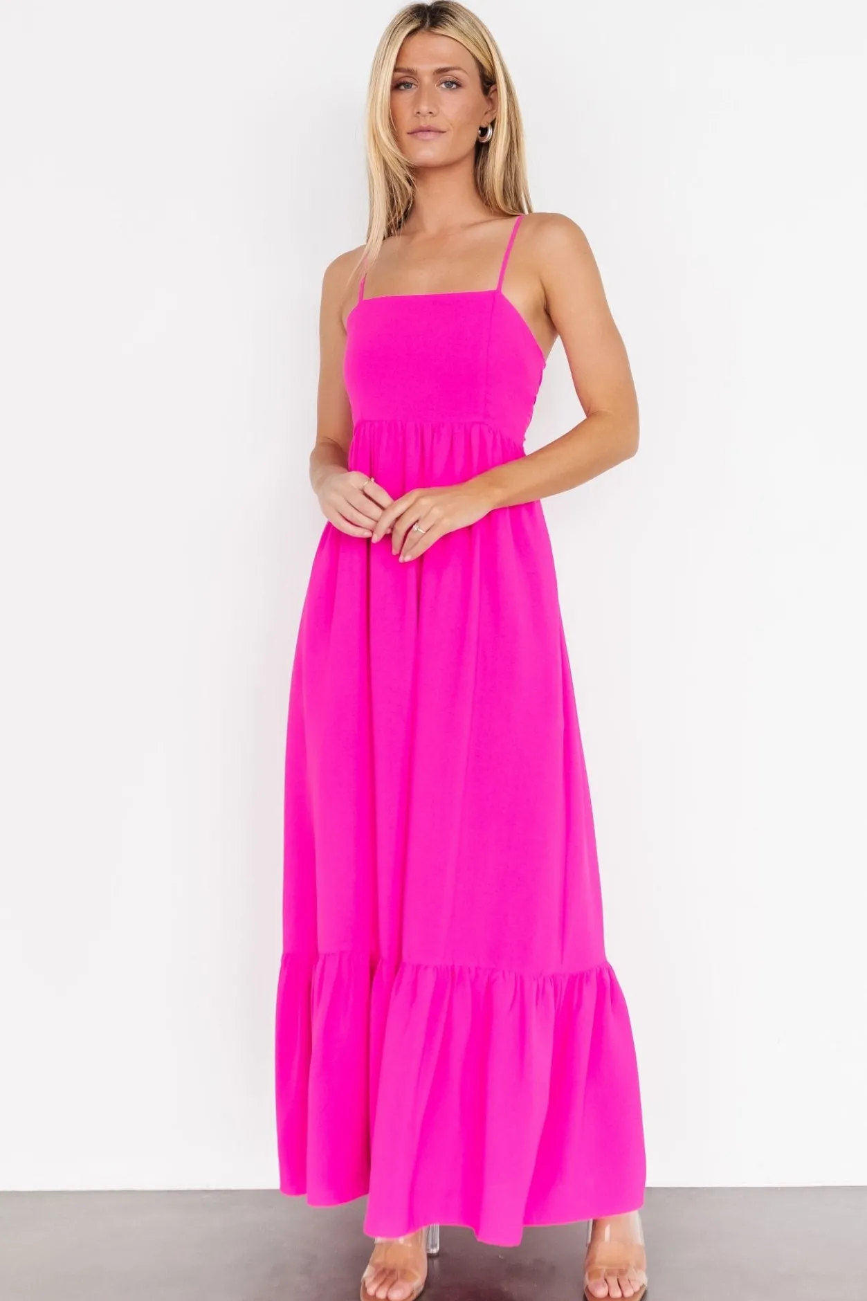 Fashion Baltic Born Regan Tank Maxi Dress | Fuchsia