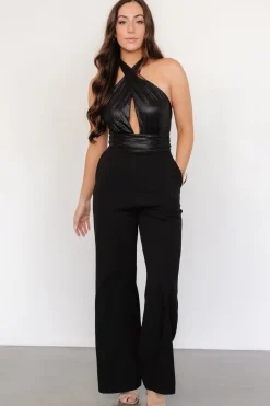 Sale Baltic Born Reign Halter Jumpsuit | Black