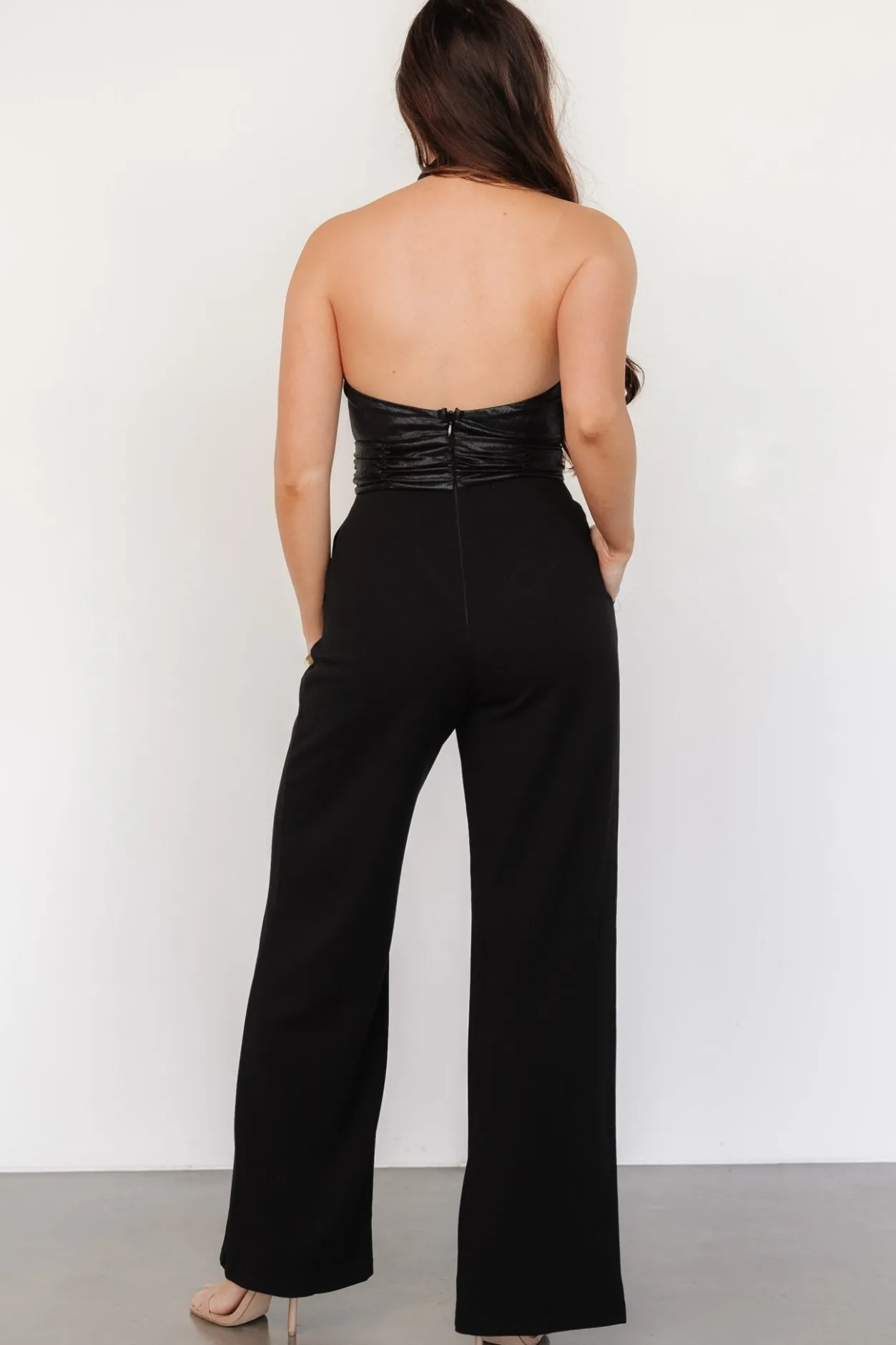 Sale Baltic Born Reign Halter Jumpsuit | Black