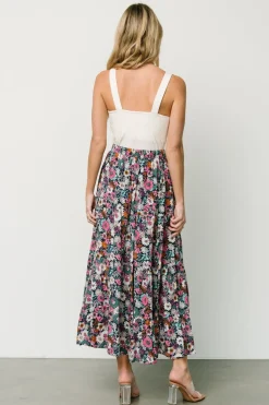Hot Baltic Born Reilly Maxi Skirt | Navy Flower Print NavyFlowerPrint