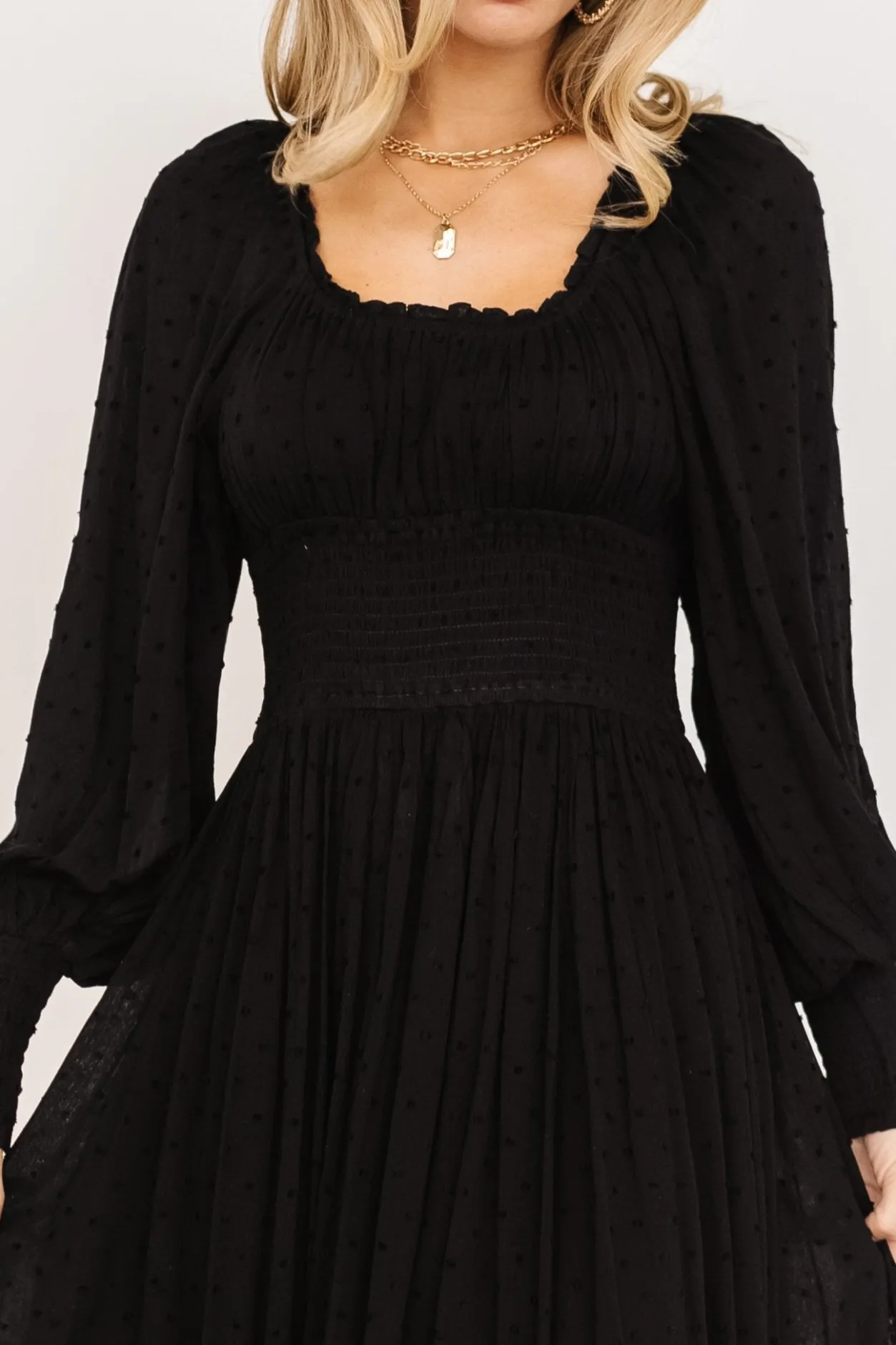 Sale Baltic Born Renata Dot Maxi Dress | Black