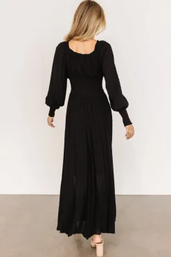 Sale Baltic Born Renata Dot Maxi Dress | Black