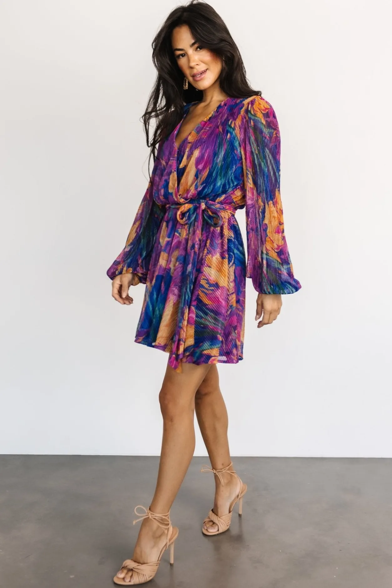 Clearance Baltic Born Rev Mini Dress | Blue Multi BlueMulti
