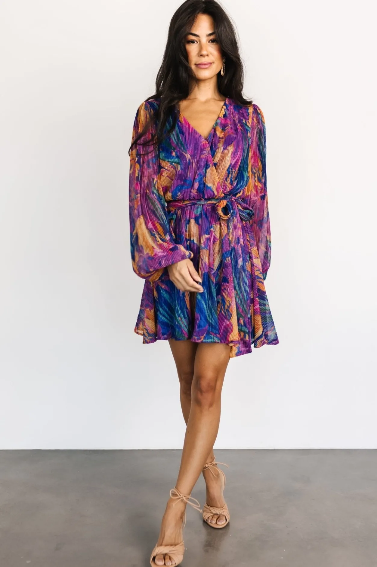 Clearance Baltic Born Rev Mini Dress | Blue Multi BlueMulti