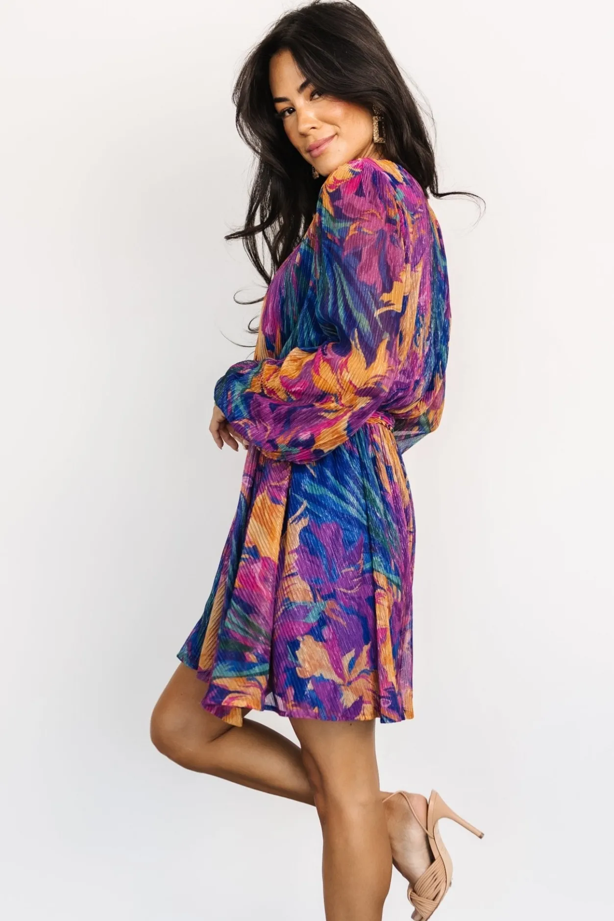 Clearance Baltic Born Rev Mini Dress | Blue Multi BlueMulti