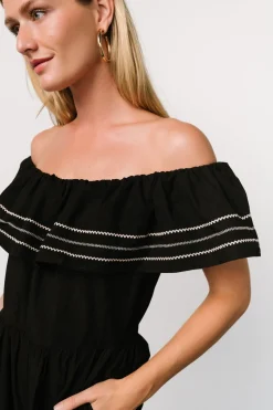Clearance Baltic Born Reyna Off Shoulder Jumpsuit | Black