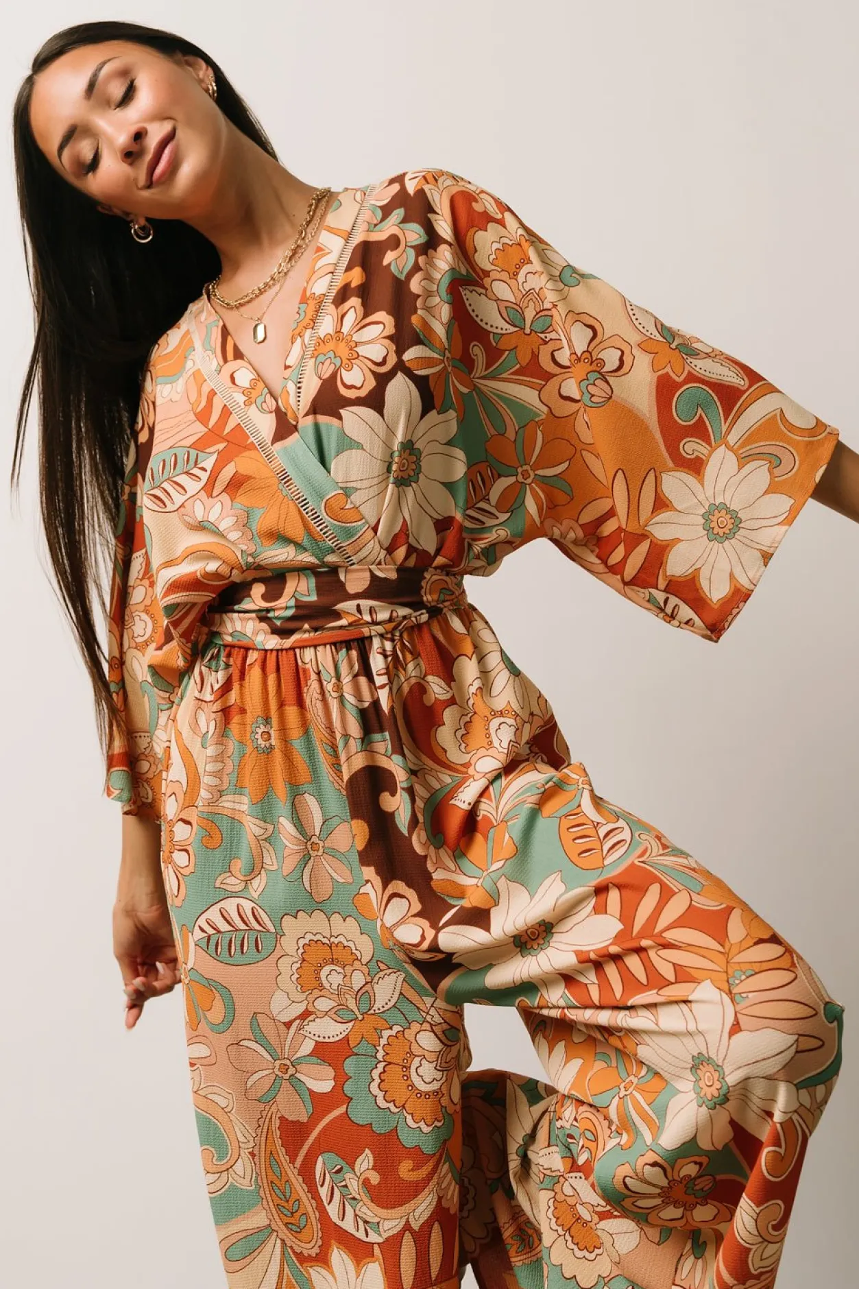 Outlet Baltic Born Rhapsody Jumpsuit | Multi Print MultiPrint