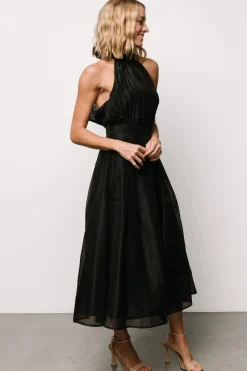 Discount Baltic Born Rheise Pleated Top Dress | Black