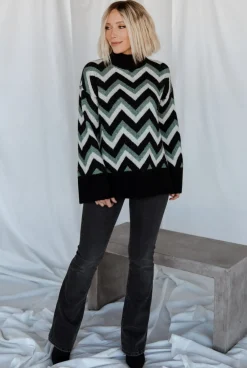 Sale Baltic Born Ricks Sweater | Black + Green Multi Black+GreenMulti