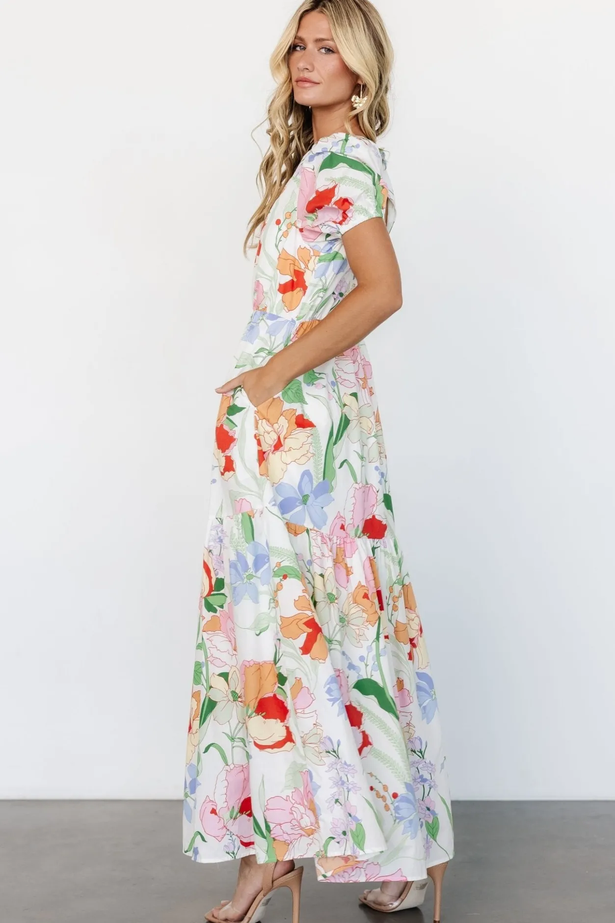Best Baltic Born Risette Maxi Dress | Multi Floral MultiFloral