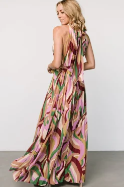 Outlet Baltic Born Rita Maxi Dress | Green Multi Print GreenMultiPrint