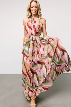 Outlet Baltic Born Rita Maxi Dress | Green Multi Print GreenMultiPrint