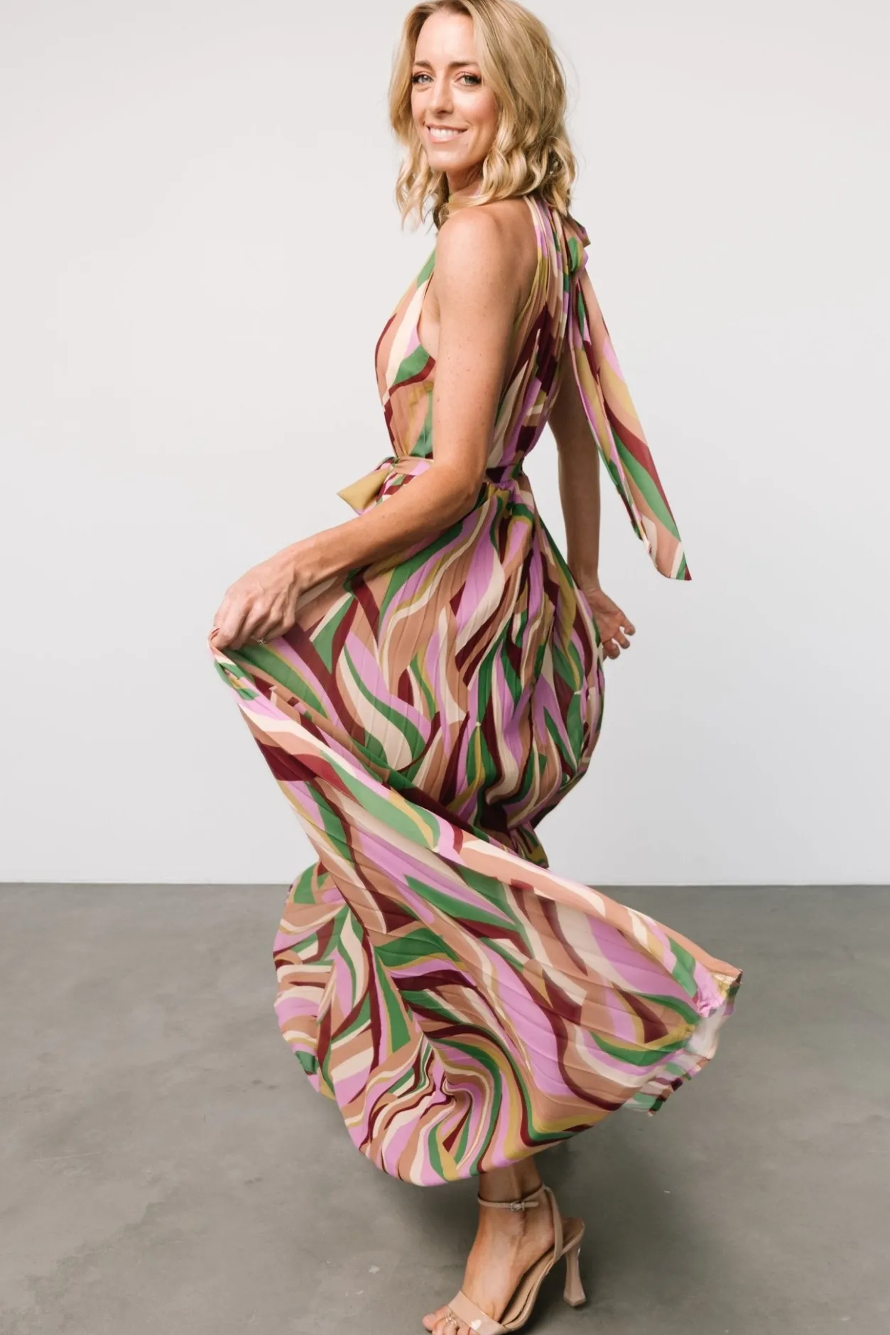 Outlet Baltic Born Rita Maxi Dress | Green Multi Print GreenMultiPrint