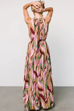 Outlet Baltic Born Rita Maxi Dress | Green Multi Print GreenMultiPrint