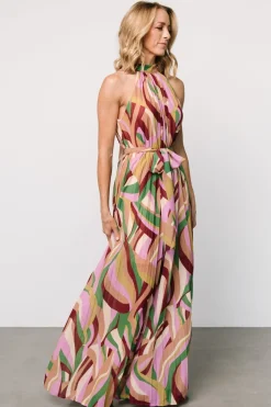 Outlet Baltic Born Rita Maxi Dress | Green Multi Print GreenMultiPrint