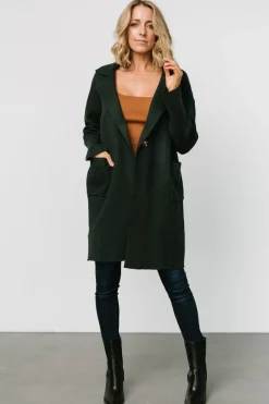 Discount Baltic Born Roland Long Jacket | Dark Green DarkGreen