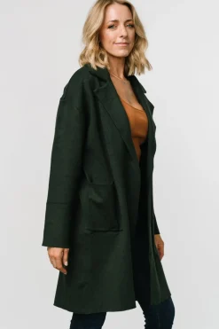 Discount Baltic Born Roland Long Jacket | Dark Green DarkGreen