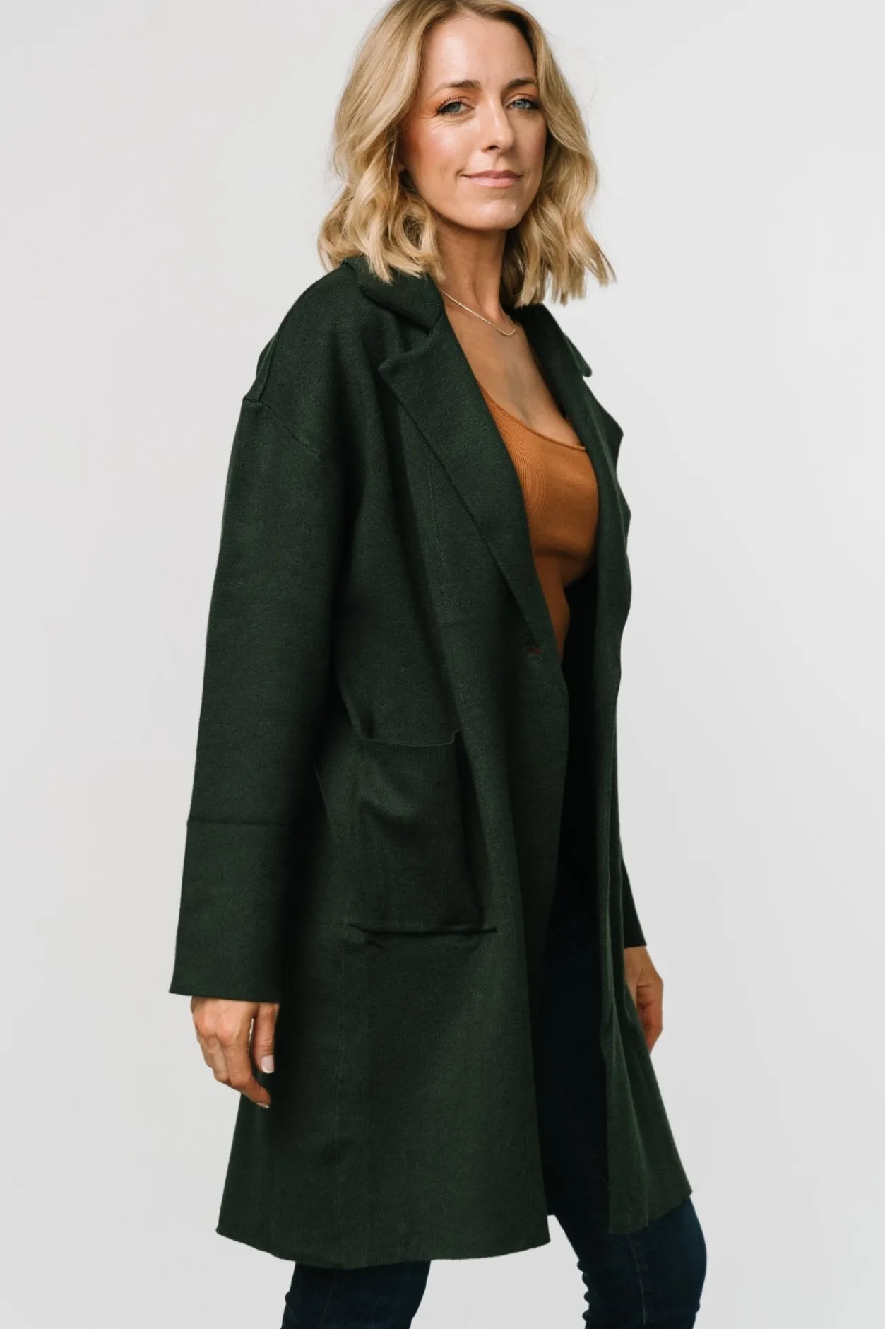 Discount Baltic Born Roland Long Jacket | Dark Green DarkGreen