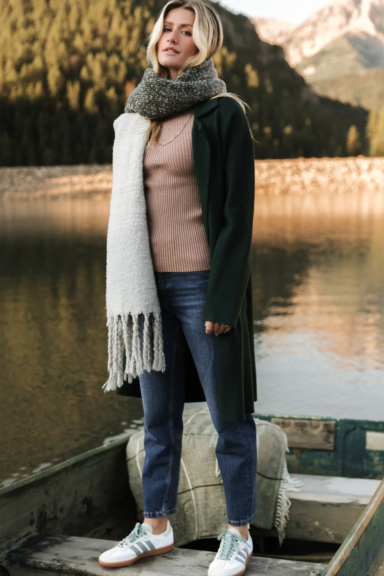 Discount Baltic Born Roland Long Jacket | Dark Green DarkGreen