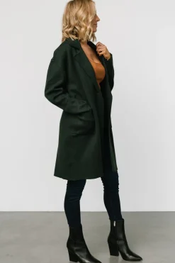 Discount Baltic Born Roland Long Jacket | Dark Green DarkGreen
