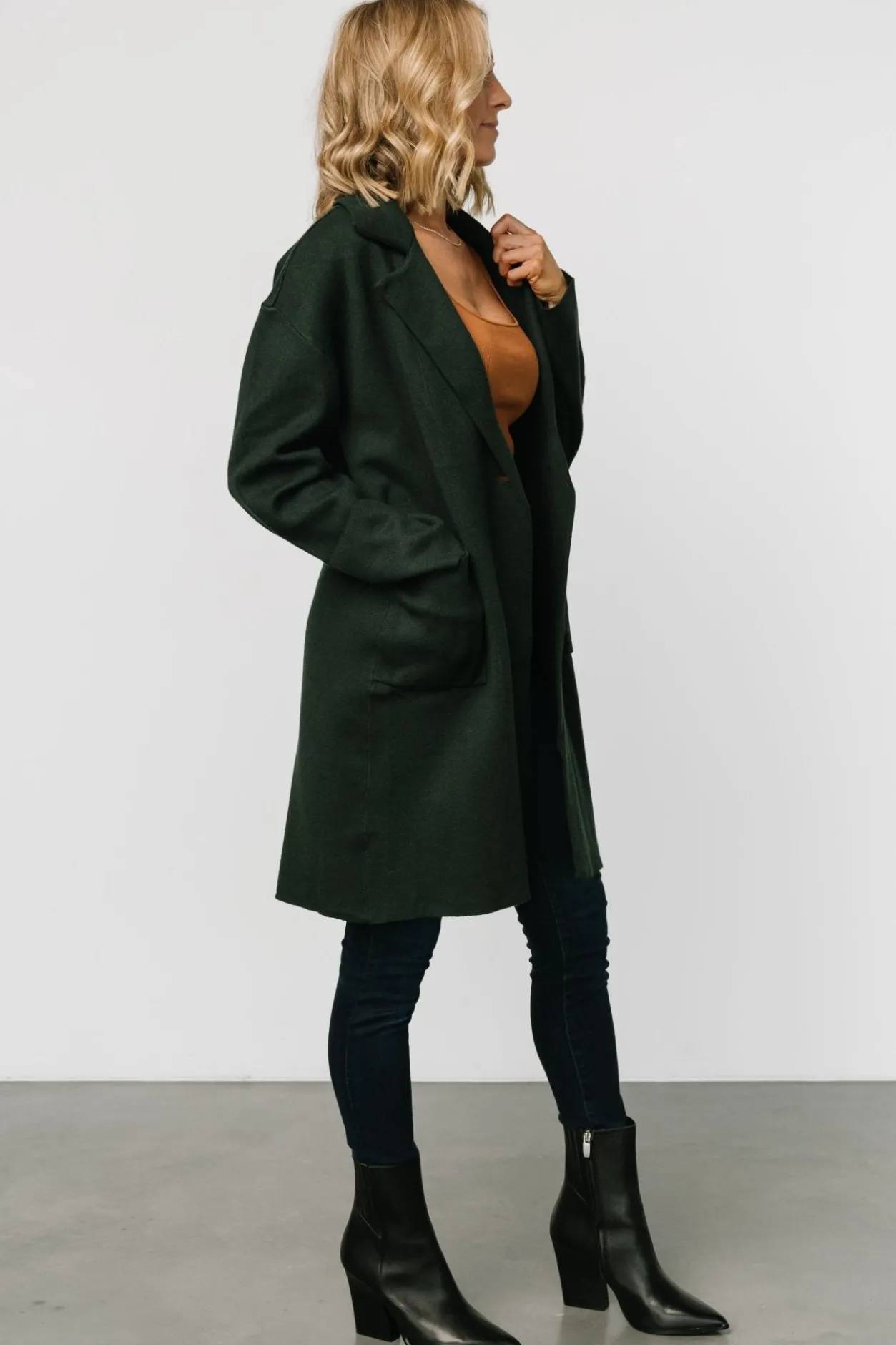 Discount Baltic Born Roland Long Jacket | Dark Green DarkGreen