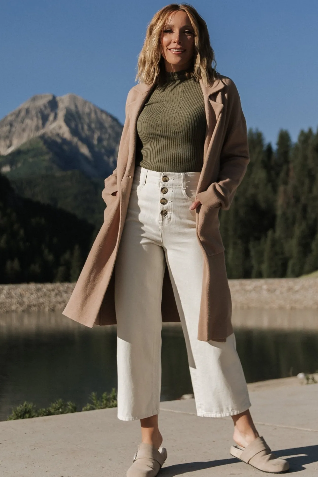 Hot Baltic Born Roland Long Jacket | Light Camel LightCamel