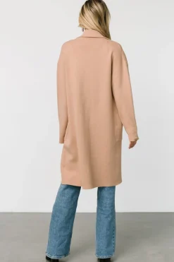 Hot Baltic Born Roland Long Jacket | Light Camel LightCamel