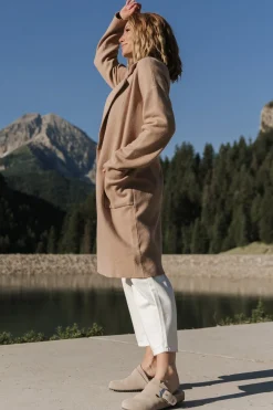 Hot Baltic Born Roland Long Jacket | Light Camel LightCamel