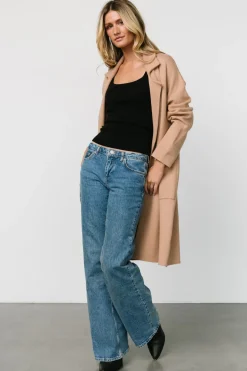 Hot Baltic Born Roland Long Jacket | Light Camel LightCamel