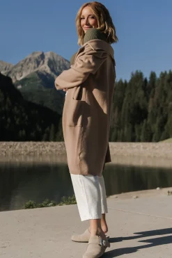 Hot Baltic Born Roland Long Jacket | Light Camel LightCamel