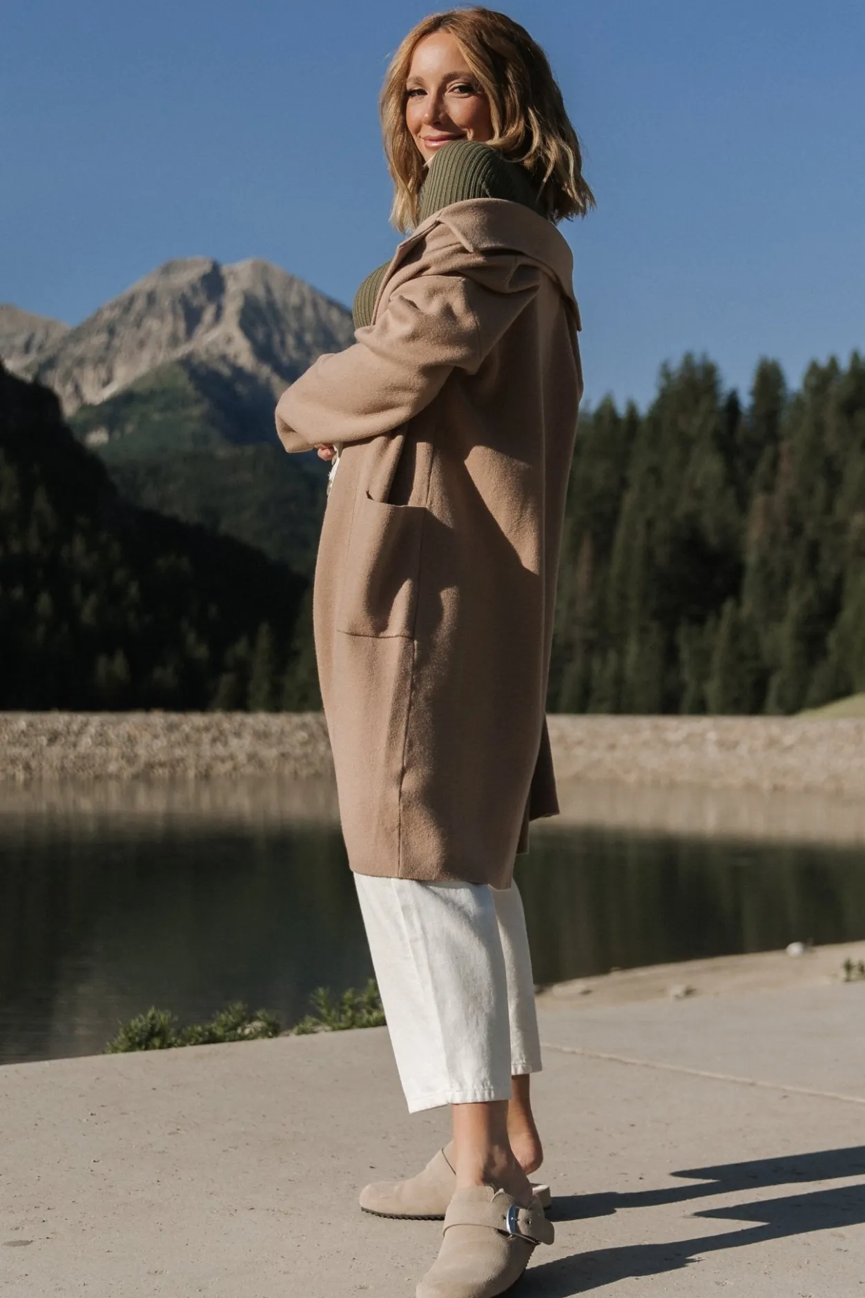 Hot Baltic Born Roland Long Jacket | Light Camel LightCamel