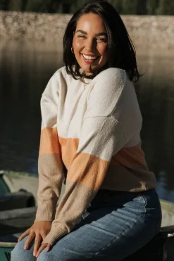 Hot Baltic Born Rooney Sweater | Cream + Oatmeal Cream+Oatmeal