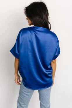 Best Baltic Born Rory Satin Top | Cobalt