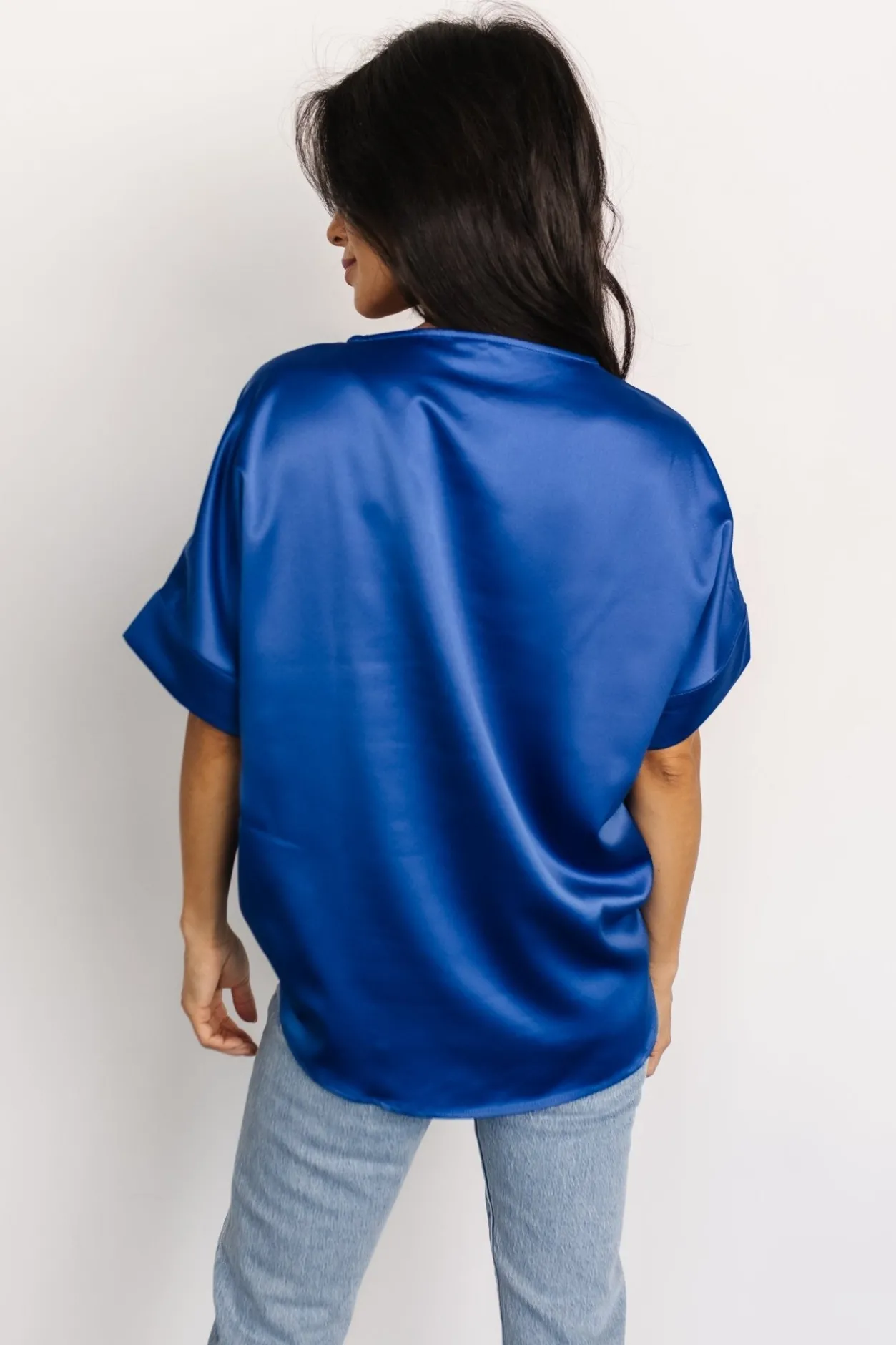 Best Baltic Born Rory Satin Top | Cobalt